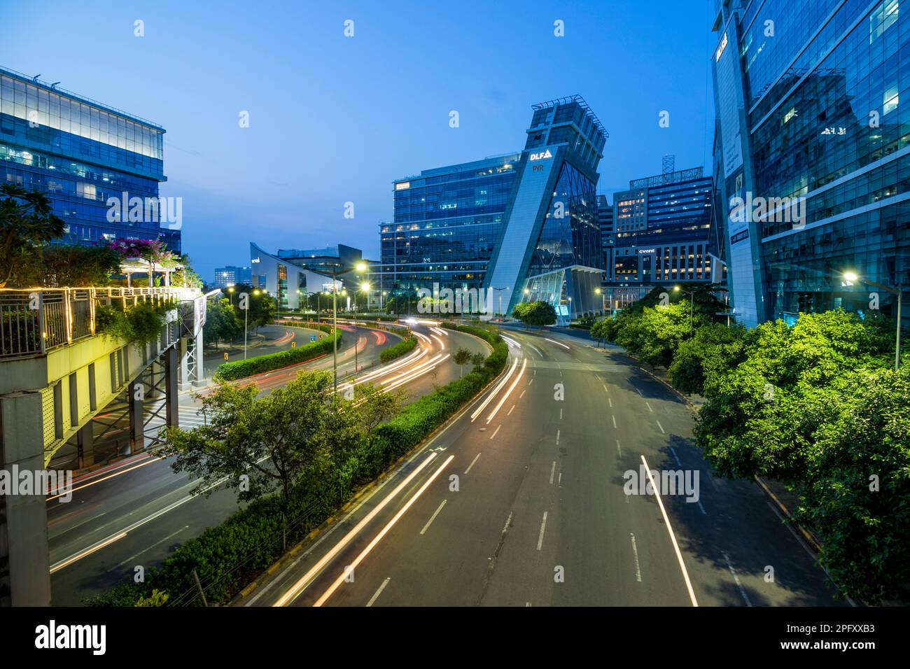 Cyber city in Gurgaon Stock Photo