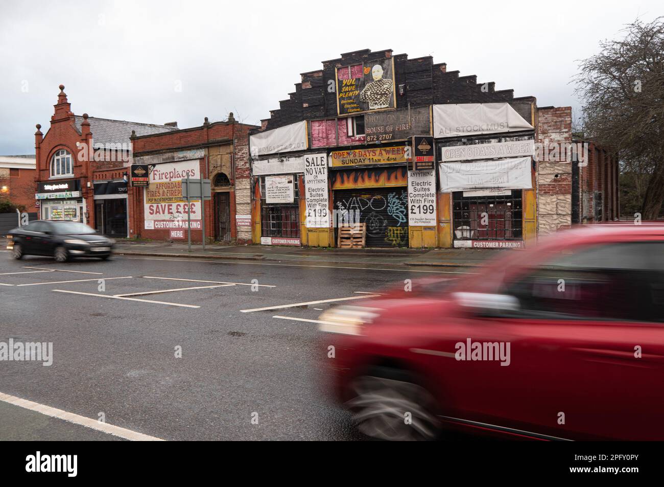 Tommy's House of Fires, Old Trafford, Trafford, Greater Manchester March 2023 Picture: garyroberts/worldwidefeatures.com Stock Photo