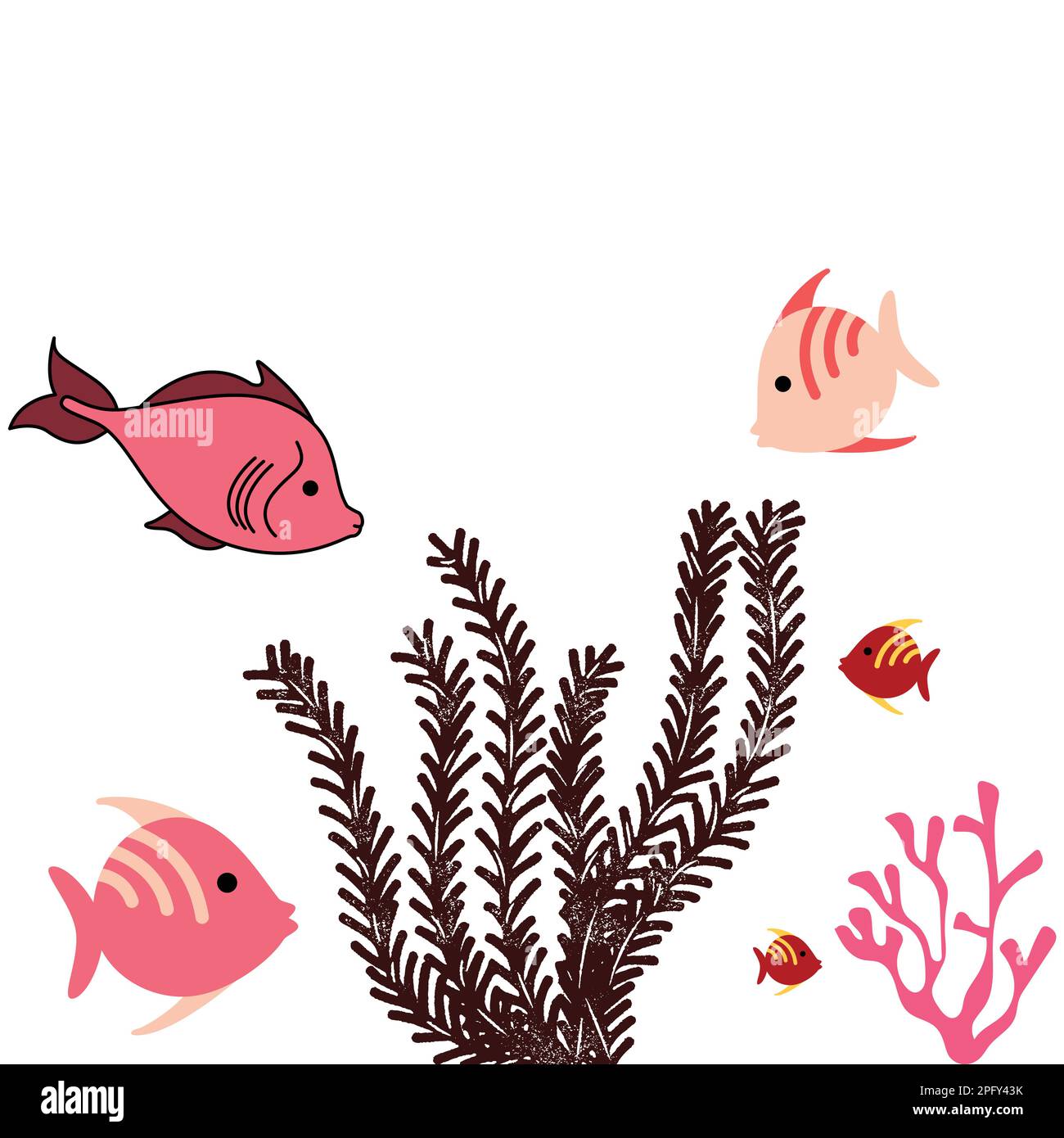 Goldfish aquarium tank pet Stock Vector Images - Alamy
