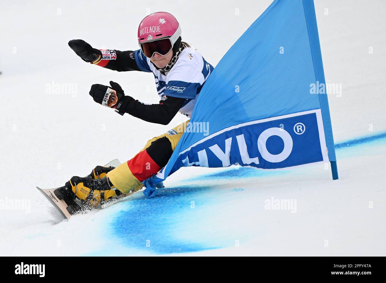 Berchtesgaden, Germany. 19th Mar, 2023. Snowboard: World Cup, Parallel  Slalom, Mixed. Ramona Hofmeister from Germany will start in the Mixed Team  competition. Credit: Angelika Warmuth/dpa/Alamy Live News Stock Photo -  Alamy