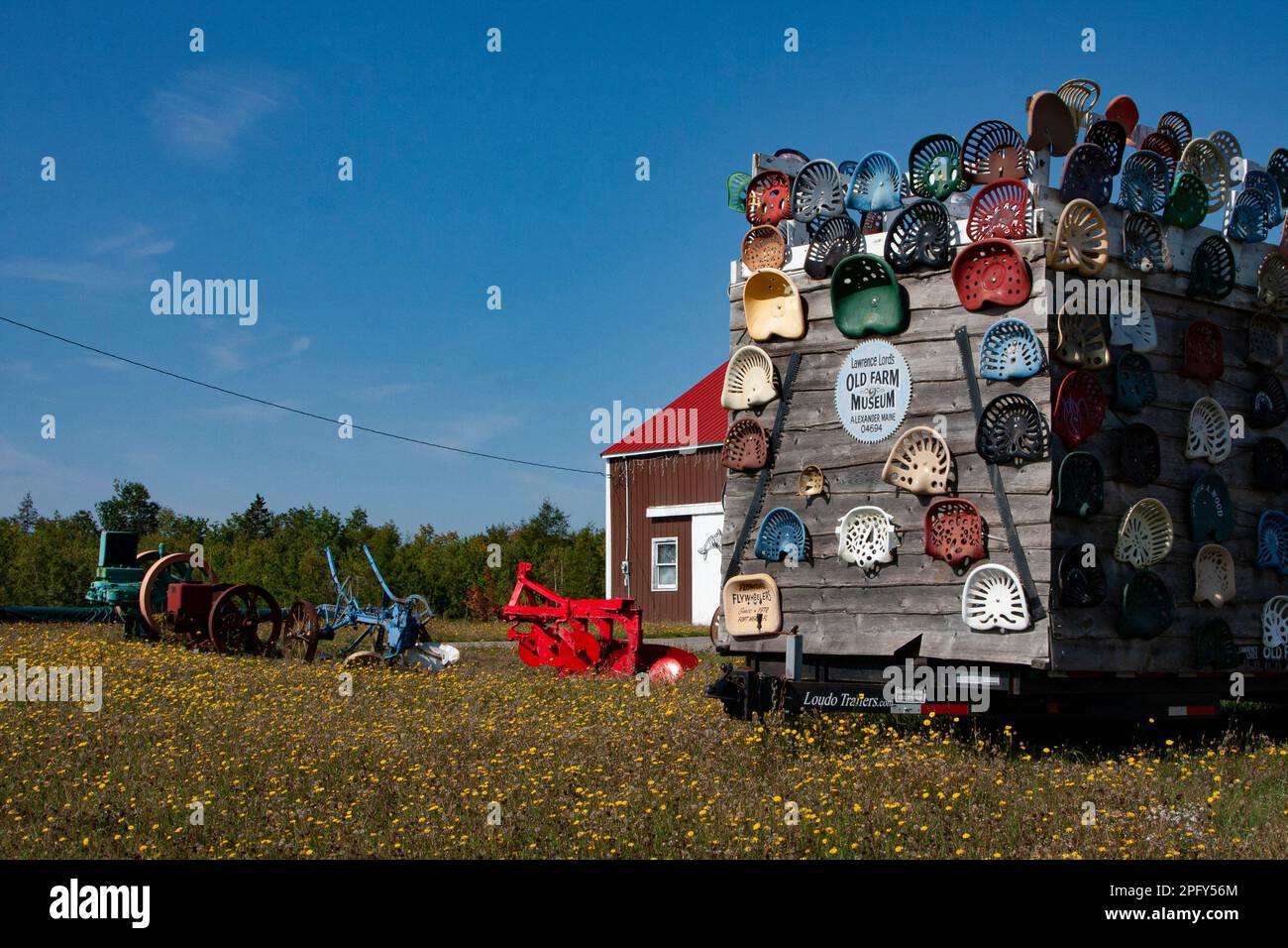United States, Maine, Alexander, Lawrence Lord's Old Farm Museum, Route