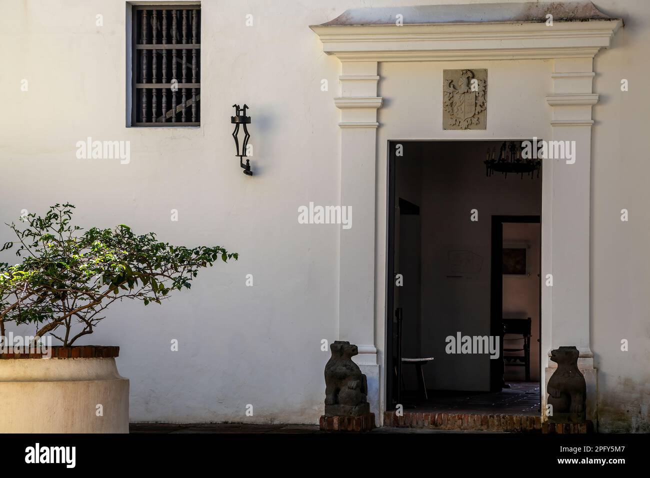 Entrance, Casa Blanca, Old San Juan, Puerto Rico Stock Photo Alamy