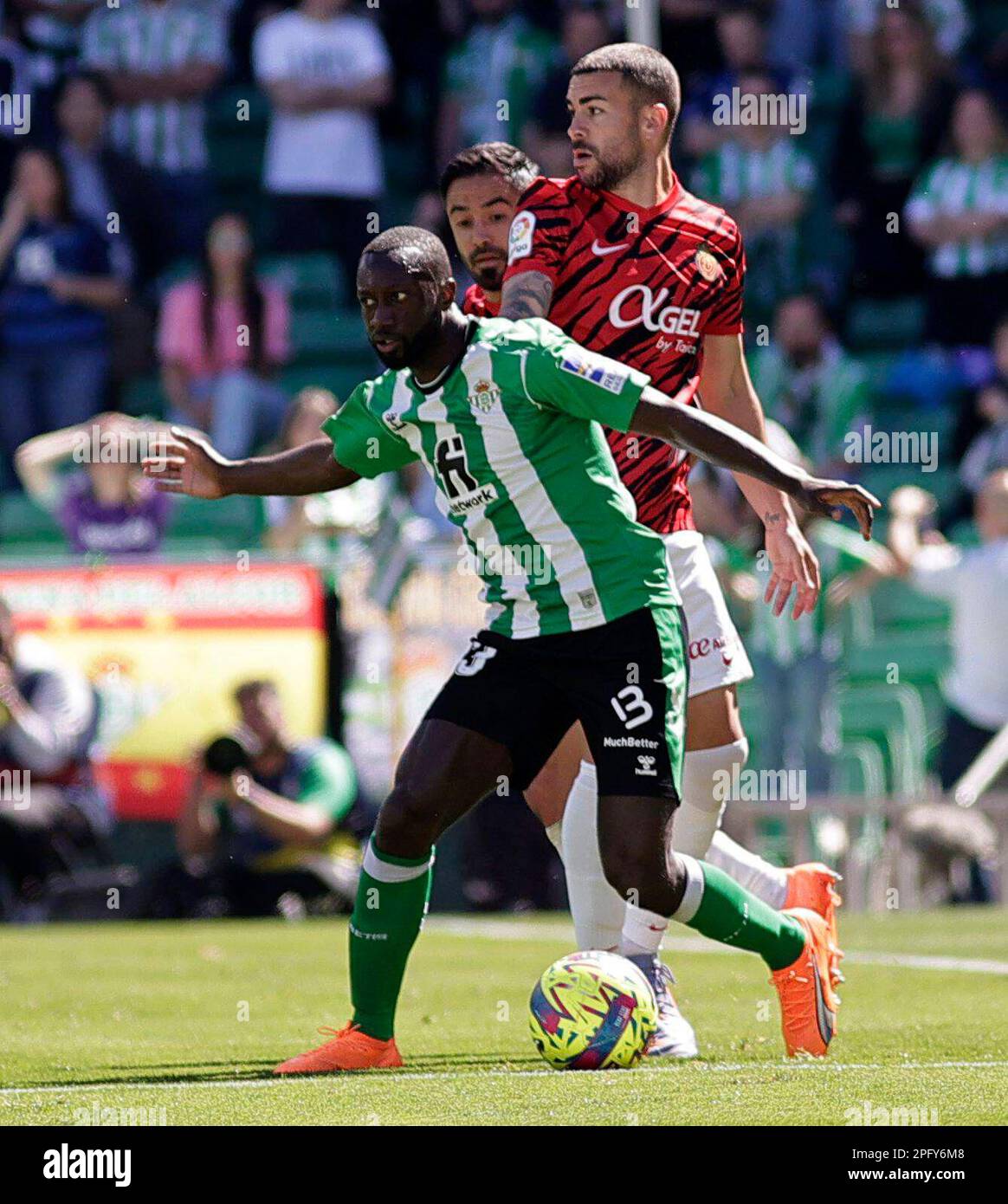 Spanish La Liga soccer match Betis vs Mallorca at Benito Villamarin ...