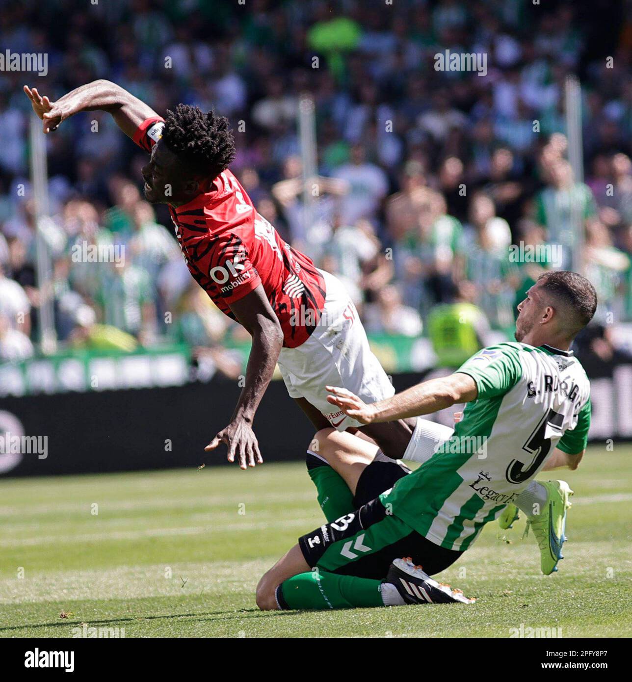 Spanish La Liga soccer match Betis vs Mallorca at Benito Villamarin ...