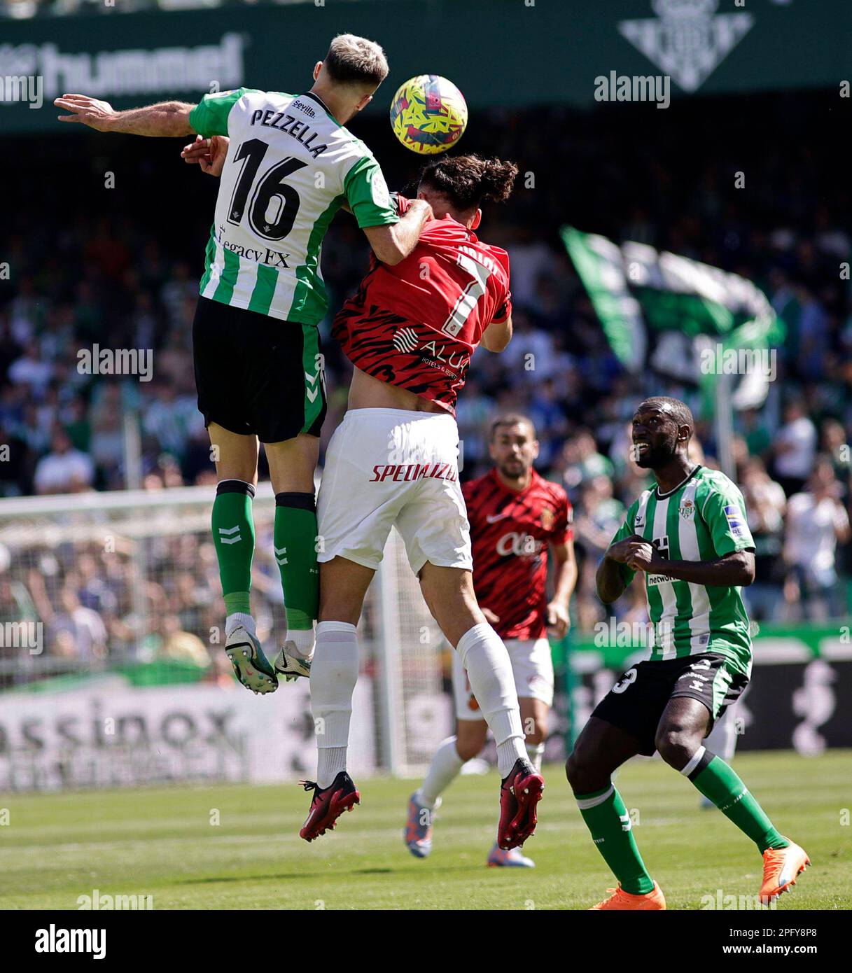 Spanish La Liga soccer match Betis vs Mallorca at Benito Villamarin ...
