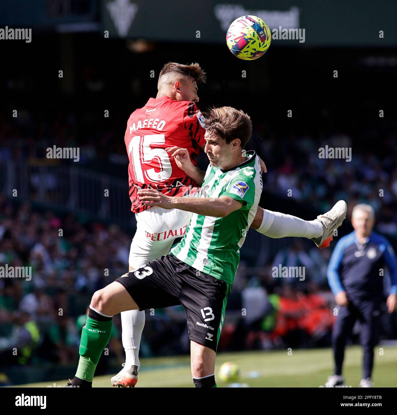 Spanish La Liga soccer match Betis vs Mallorca at Benito Villamarin ...