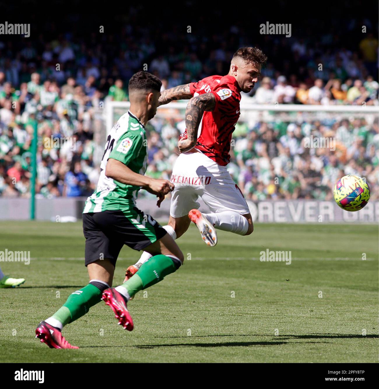 Spanish La Liga soccer match Betis vs Mallorca at Benito Villamarin ...