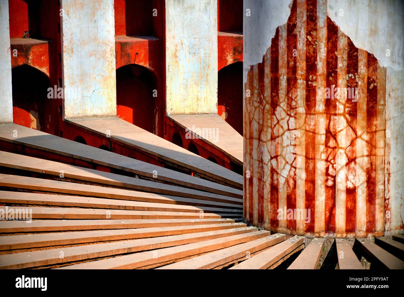 New Delhi India 27th Feb 2023 Different Perspective Of Jantar Mantar The Jantar Mantar Is