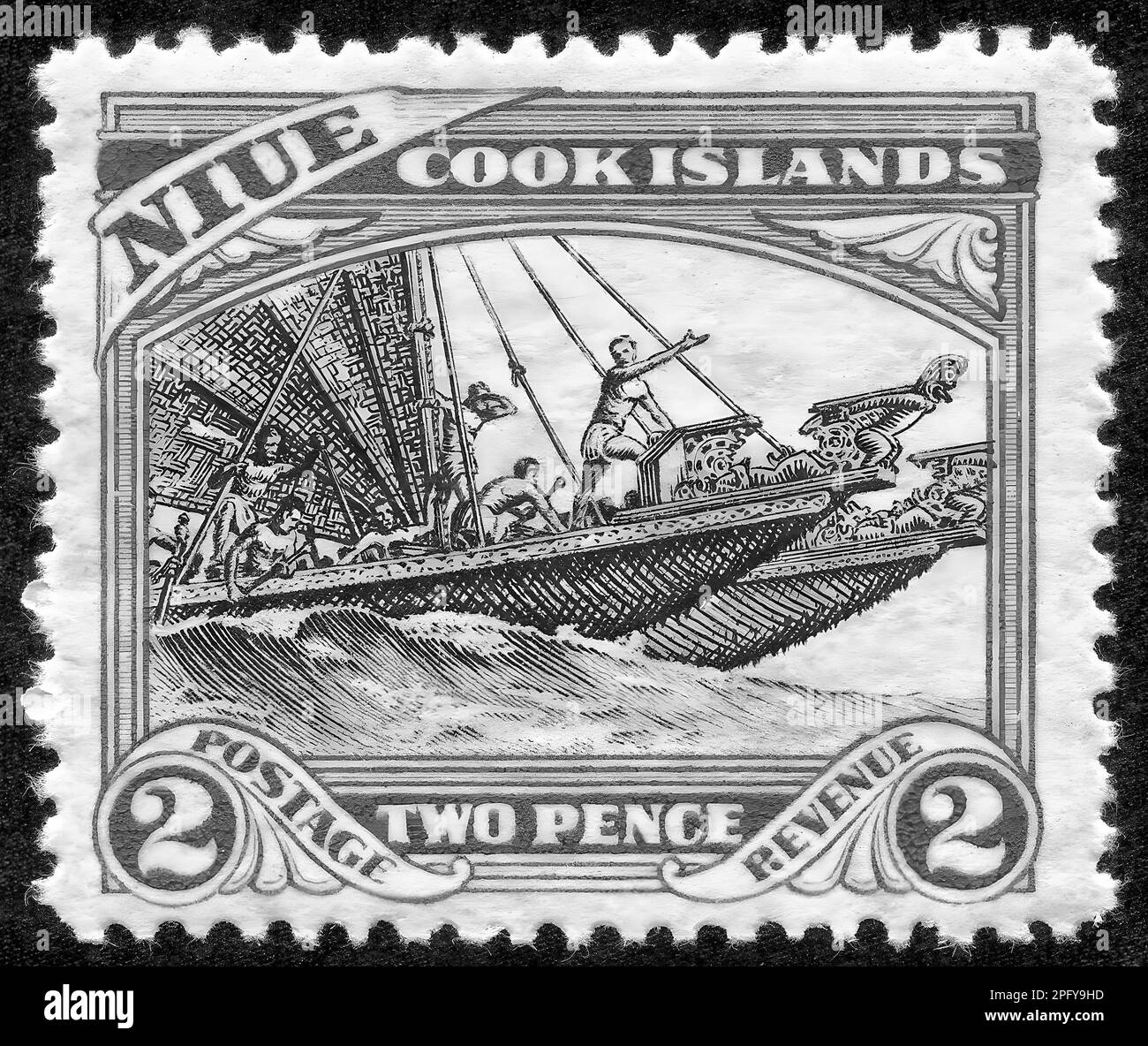 niue-stamp-black-and-white-stock-photos-images-alamy