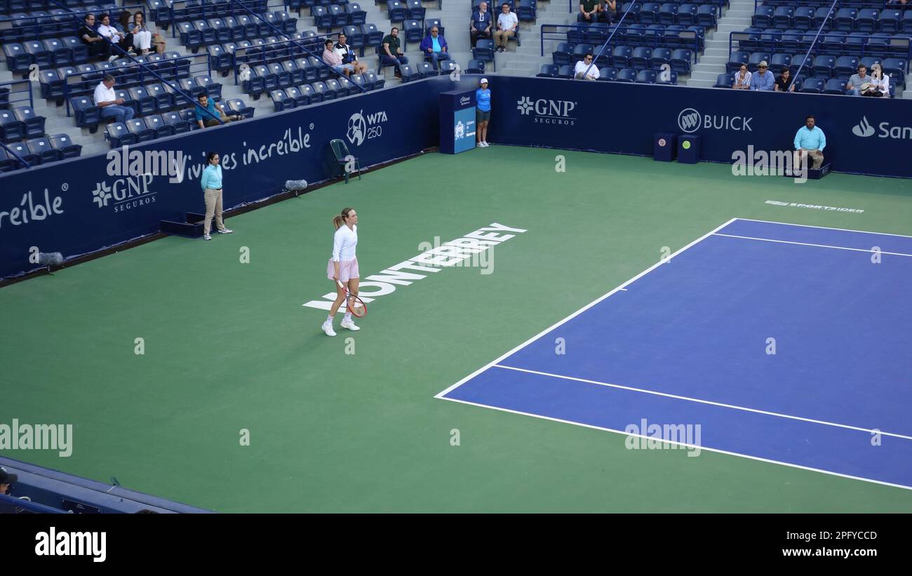 Quaterfinals in Monterrey Tennis Open WTA 250 Stock Photo Alamy