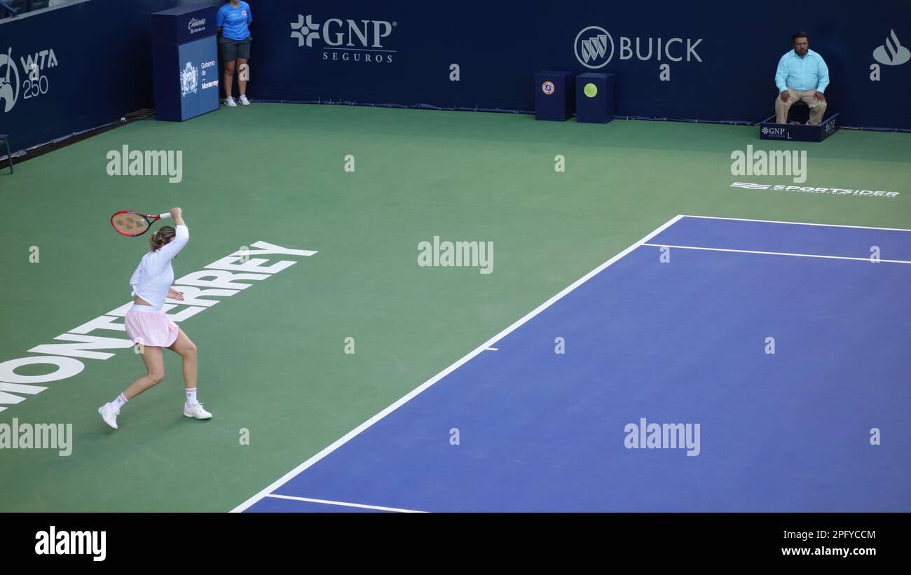 Quaterfinals in Monterrey Tennis Open WTA 250 Stock Photo Alamy