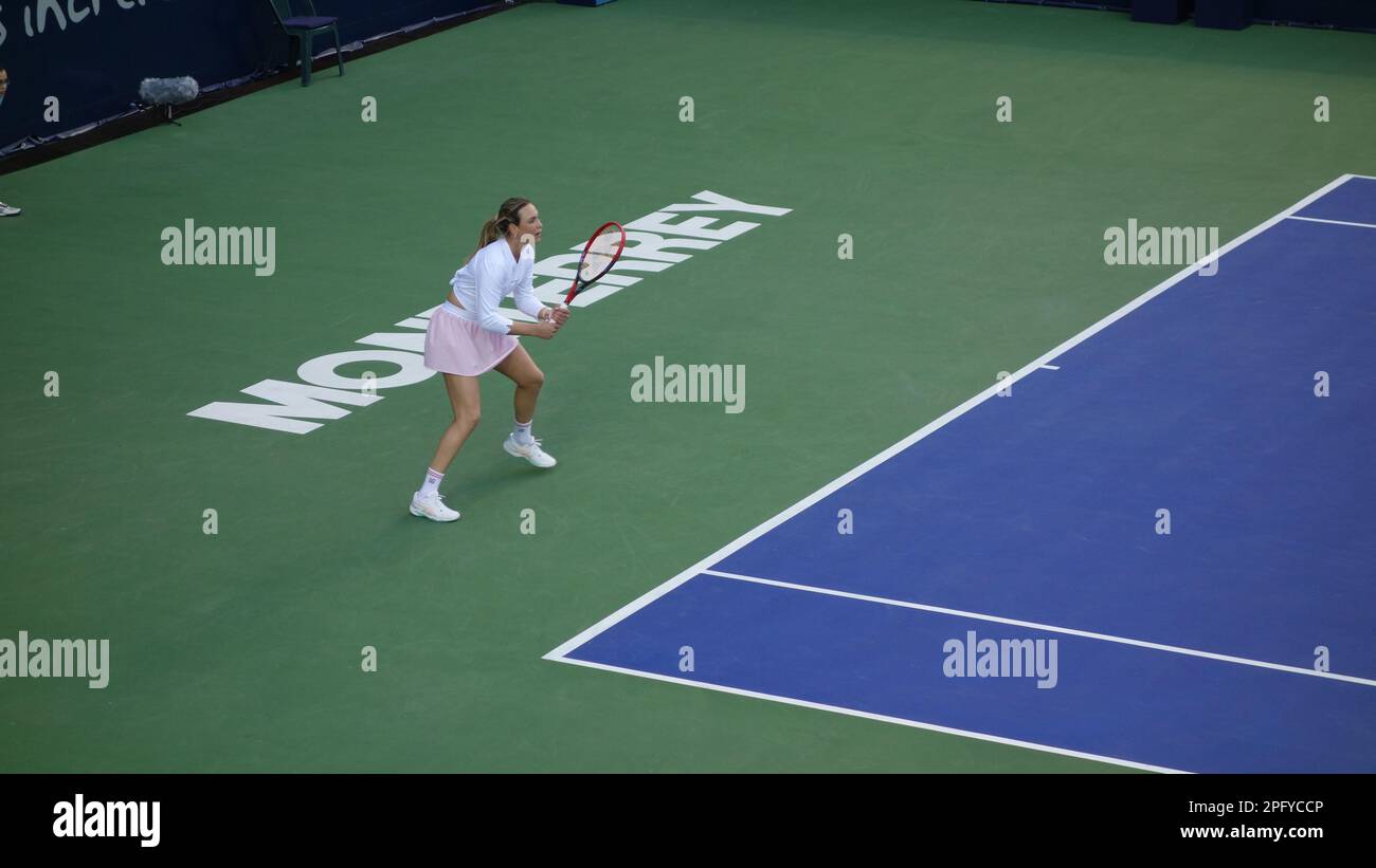 Quaterfinals in Monterrey Tennis Open WTA 250 Stock Photo Alamy