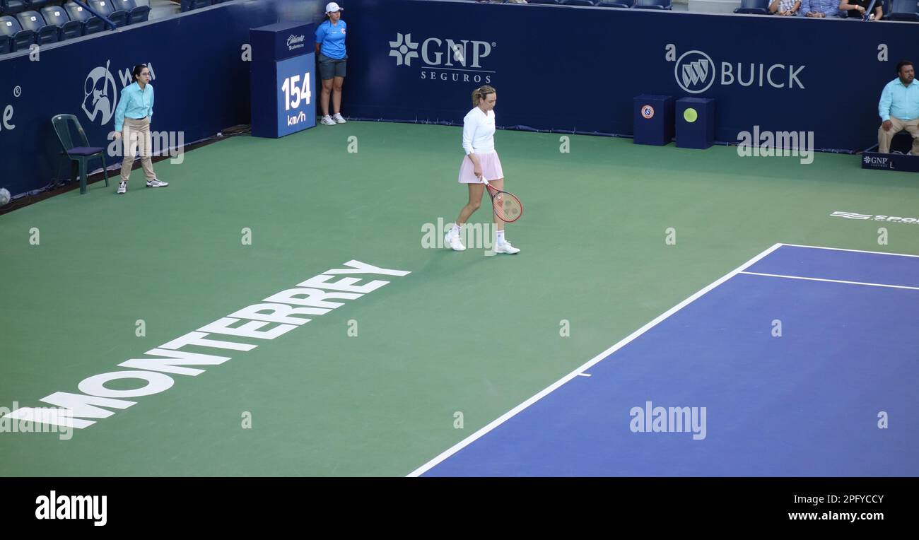 Quaterfinals in Monterrey Tennis Open WTA 250 Stock Photo Alamy
