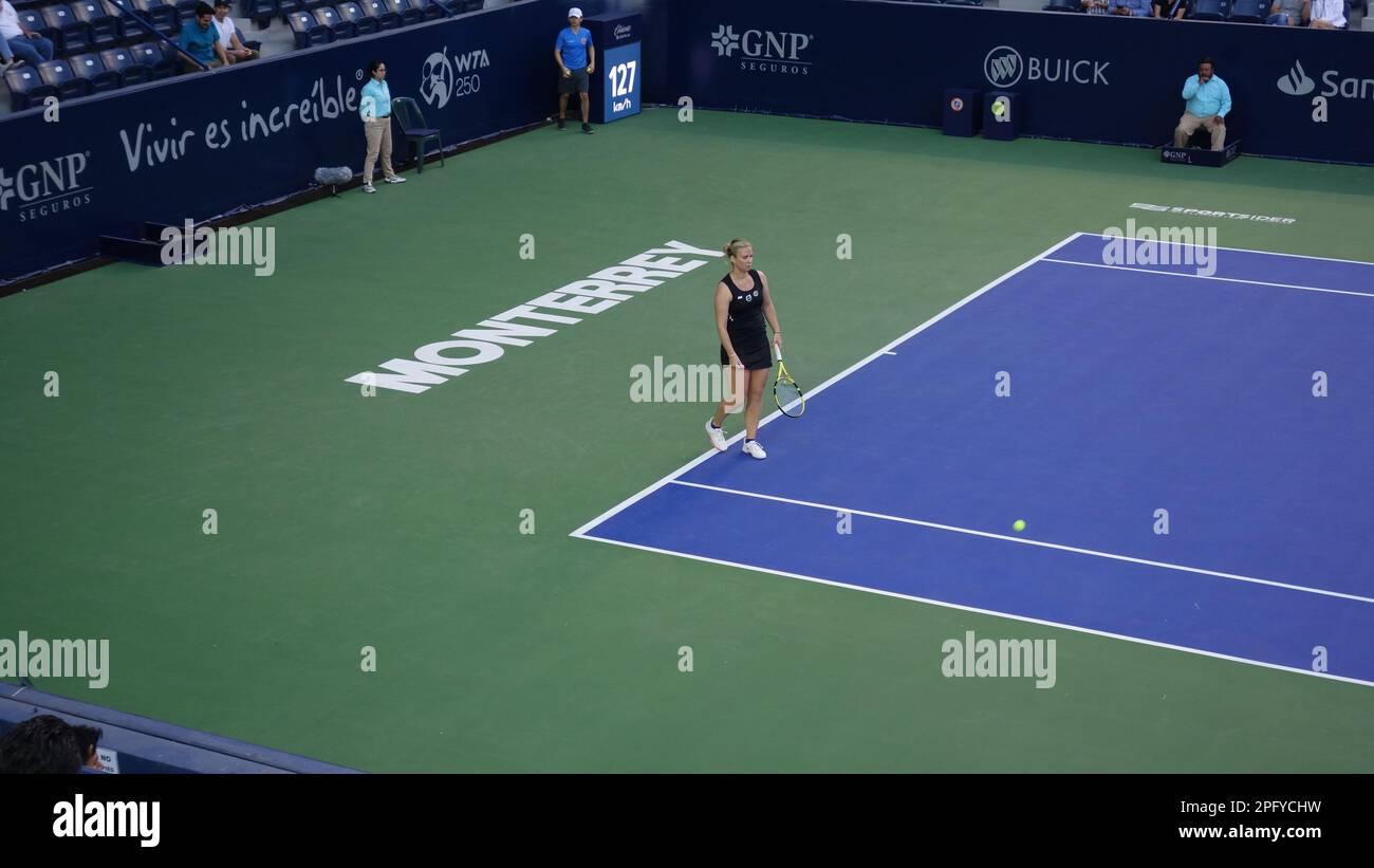 Quaterfinals in Monterrey Tennis Open WTA 250 Stock Photo Alamy