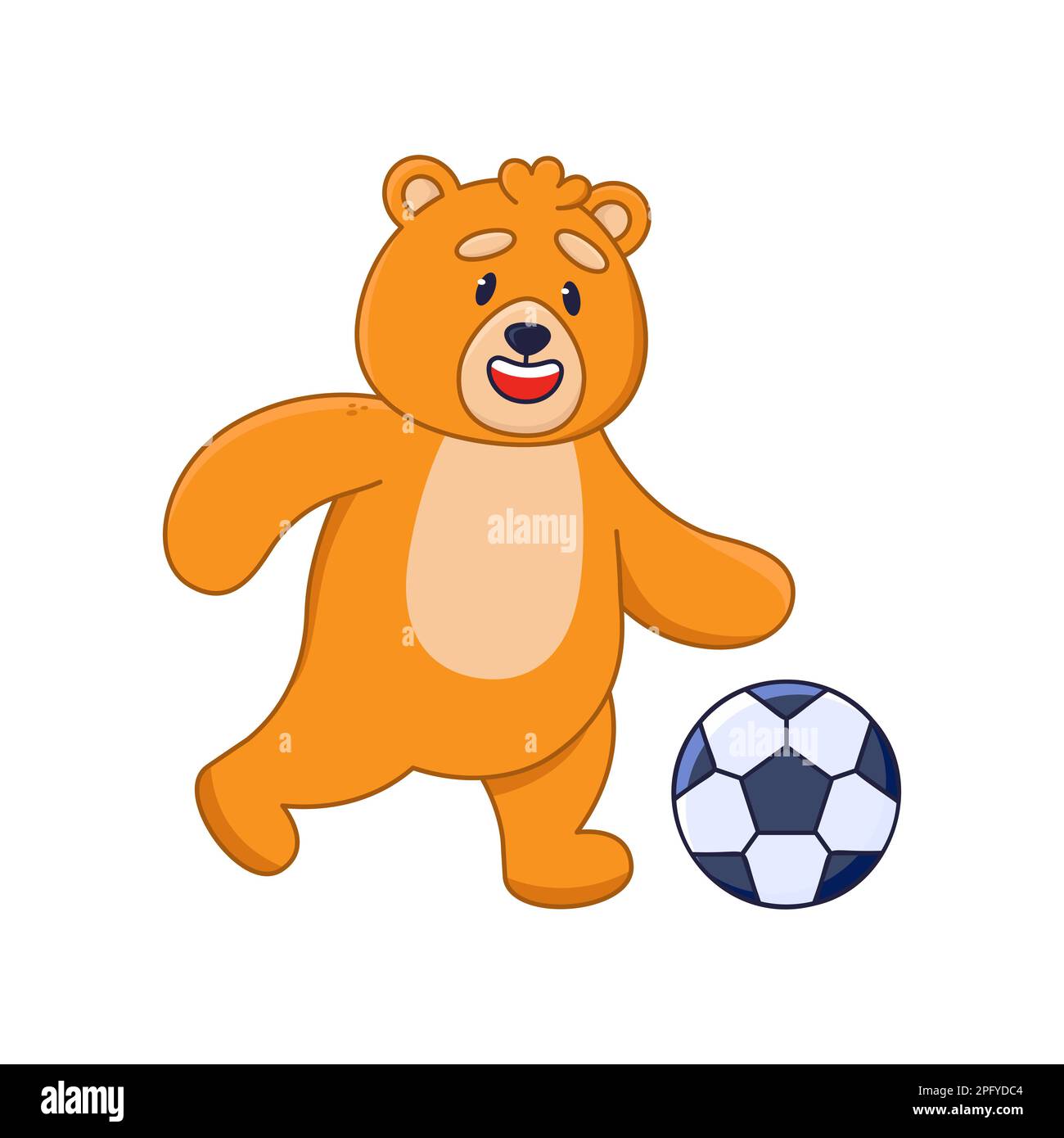 Set of Soccer cartoon stickers Stock Vector Image & Art - Alamy