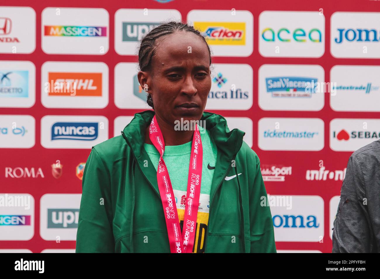 Rome, Rome, Italy, March 19, 2023, AMID FOZYA JEMAL (ethiopia) during ...