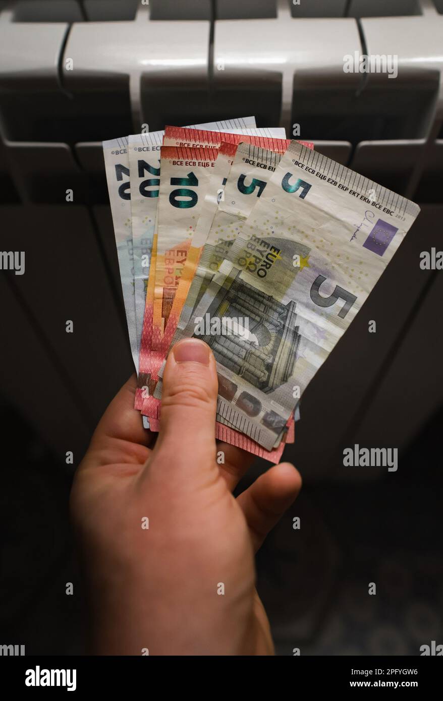 Concept of expensive heating payments Stock Photo Alamy