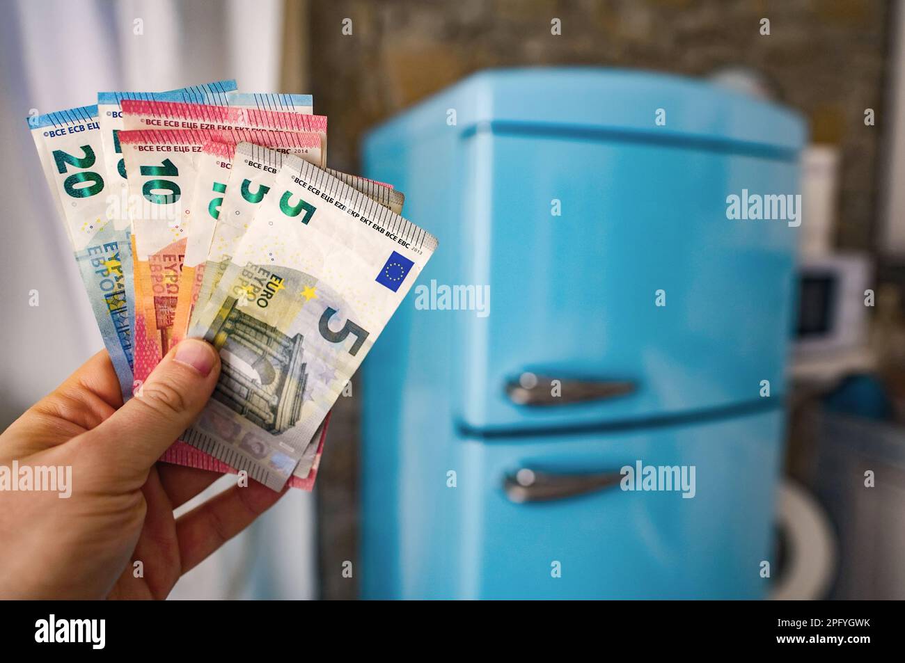 Concept of the high cost of food Stock Photo Alamy