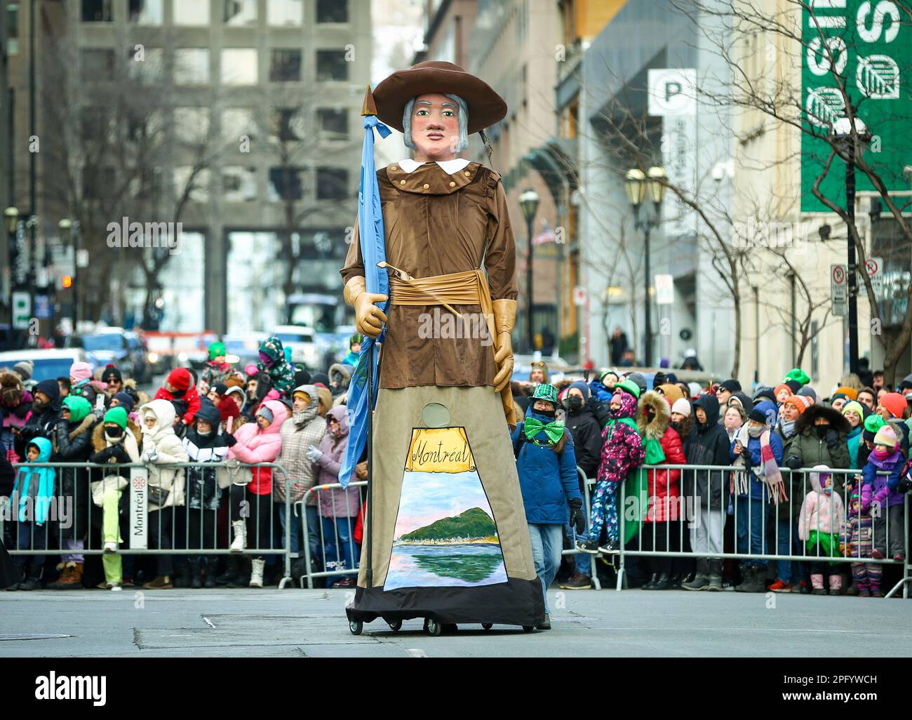 Montreal, Quebec Canada 19 March 2023 Montreal's 2023 St. Patrick's