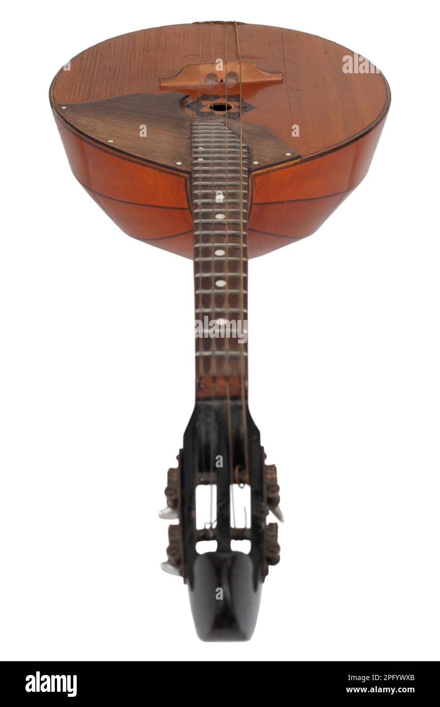 Ukrainian domra. Longnecked folk string instrument of the lute family