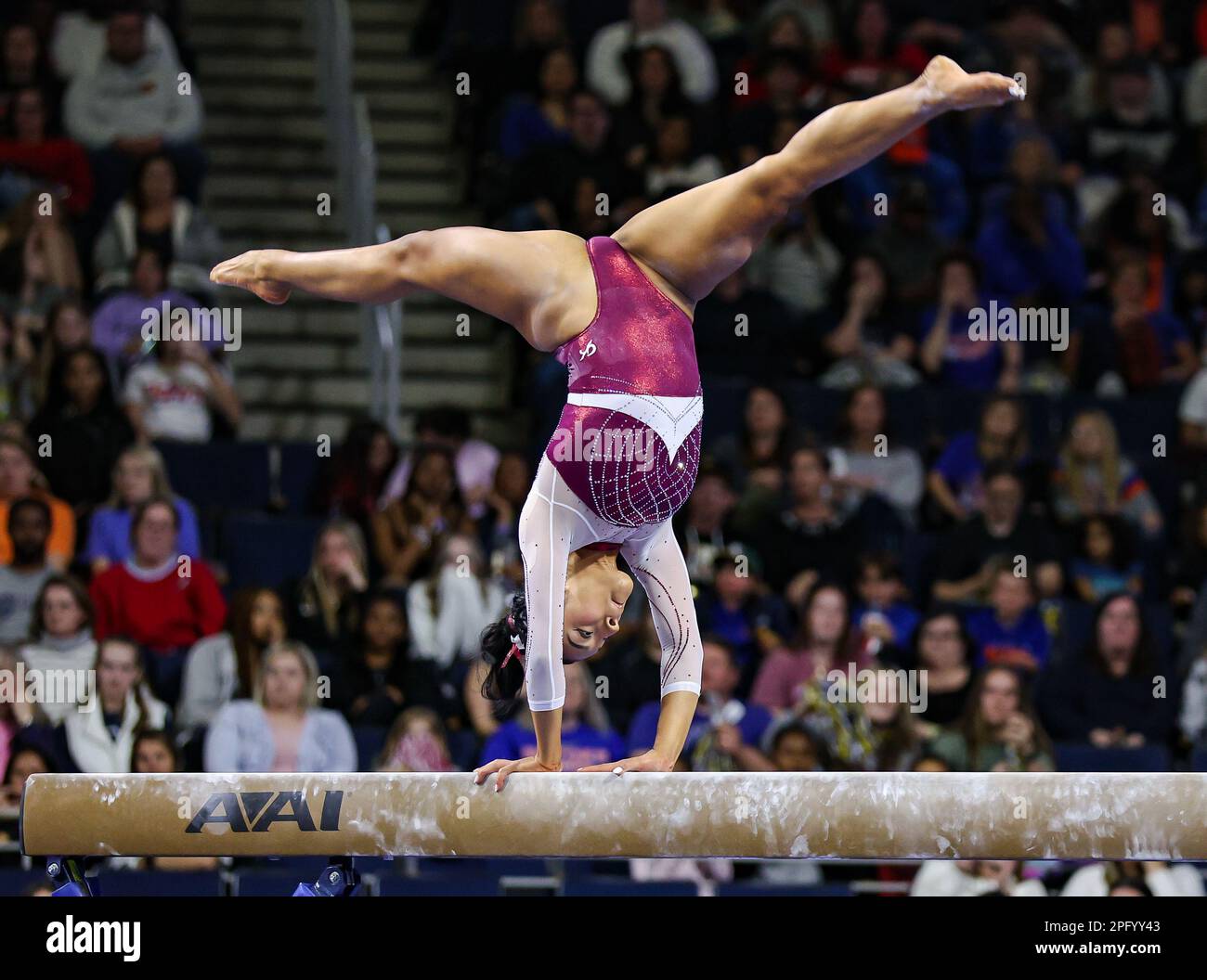 March 18, 2023 Alabama's Luisa Blanco competes on the balance beam