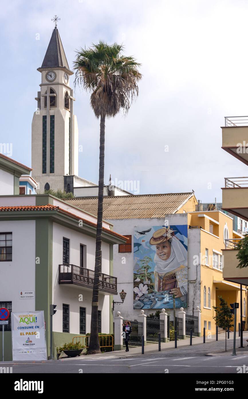 Ermita de Nuestra Señora de Bonanza, El Paso, Ciudad de El Paso, La Palma, Canary Islands, Spain Stock Photo