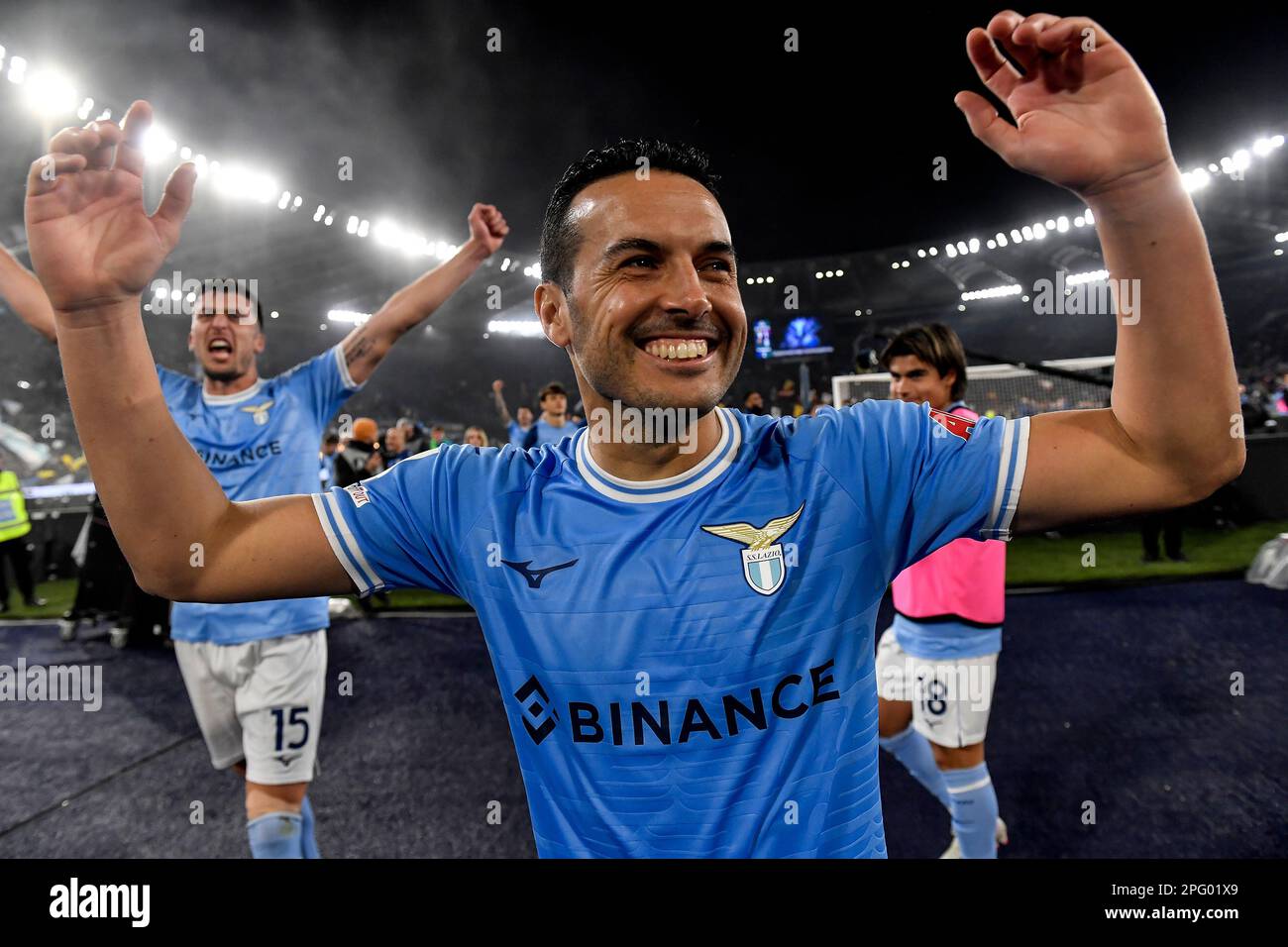 Pedro Rodriguez As Roma Roma, Italy. 19th Mar, 2023. Pedro Rodriguez Ledesma of SS Lazio ...
