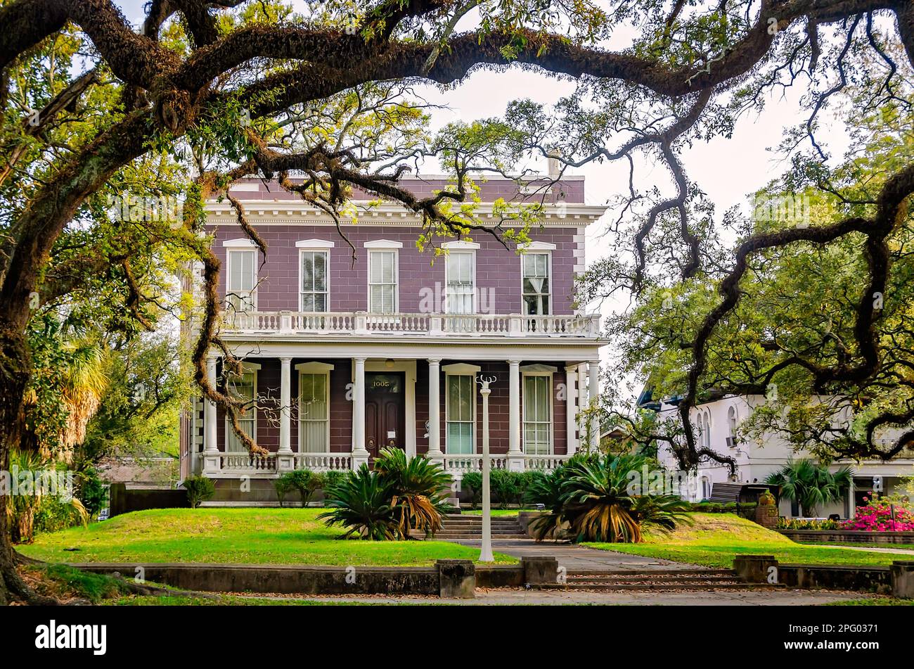 Landmark Hall, also known as the RapeljeDeLaney House, is pictured on