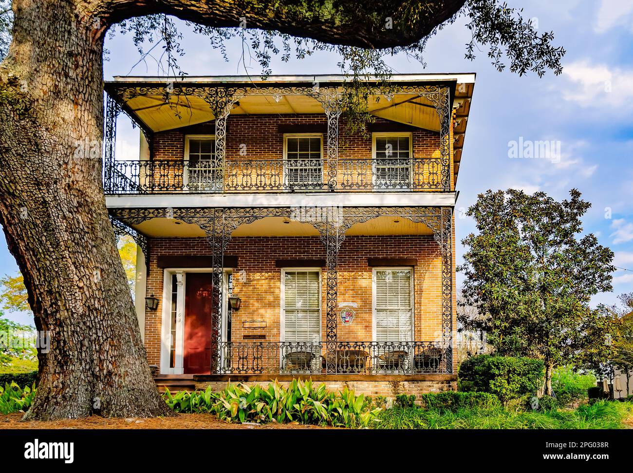 The SpearBarter House is pictured in Fort Conde Village, March 8, 2023