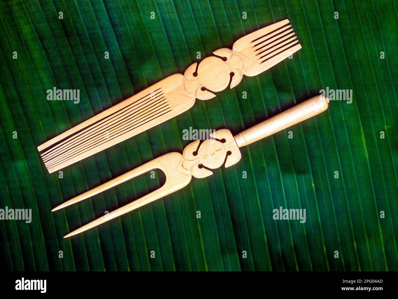 The splendid workmanship of the Ivory Comb in Nagarathar Nattukottai Chettiars Collection