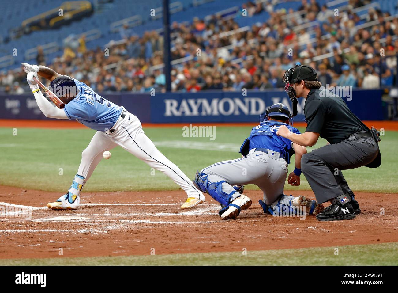 March 19, 2023, St. Petersburg, FL USA; Tampa Bay Rays shortstop Wander