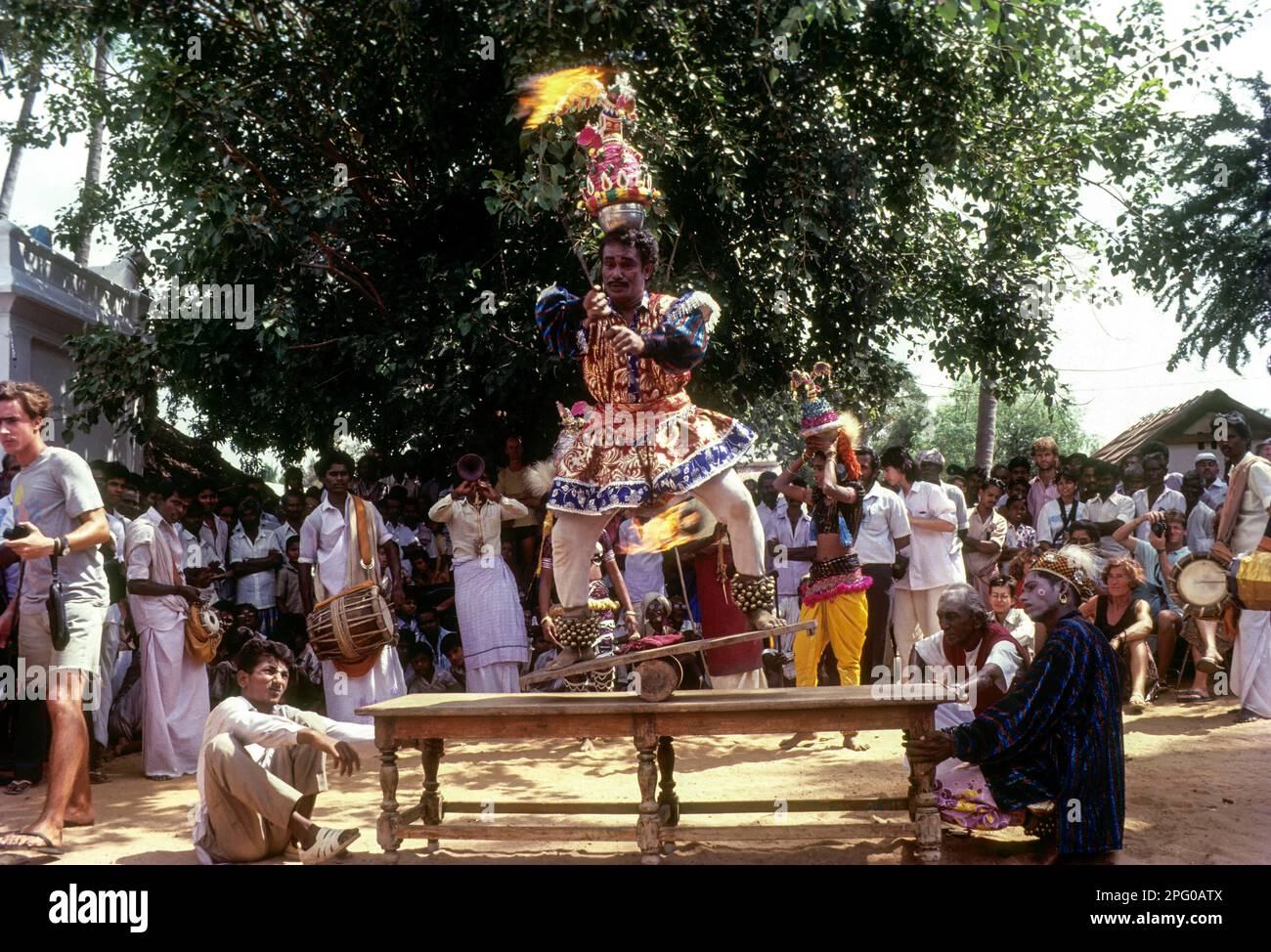 Karagam dance, folk dance in Madurai, Tamil Nadu, India, Asia Stock