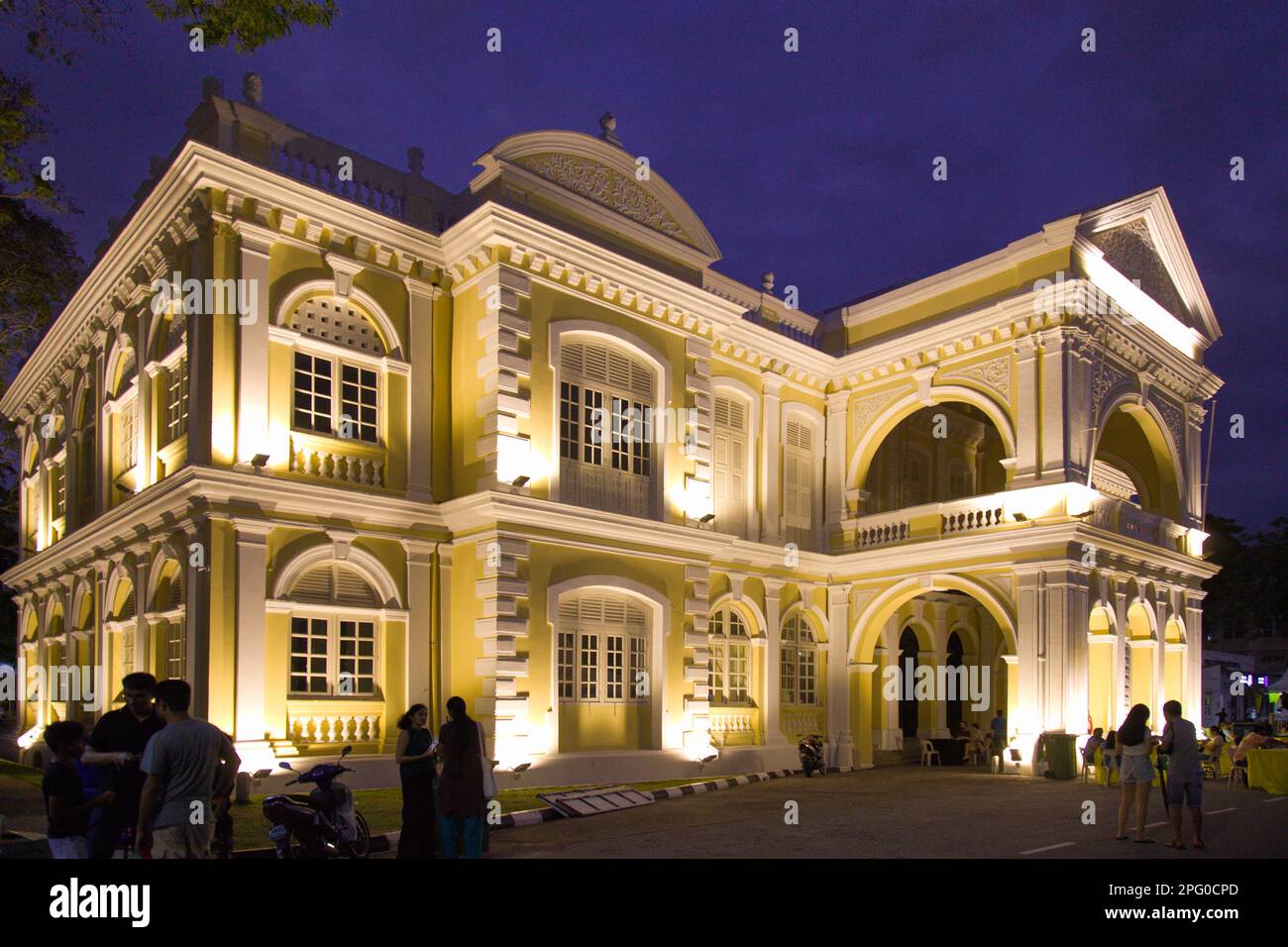Malaysia, Penang, Town Hall Stock Photo Alamy