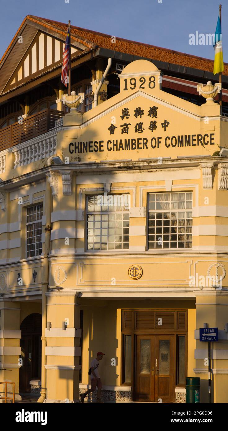 Malaysia, Penang, Georgetown, Chinese Chamber of Commerce Stock Photo ...