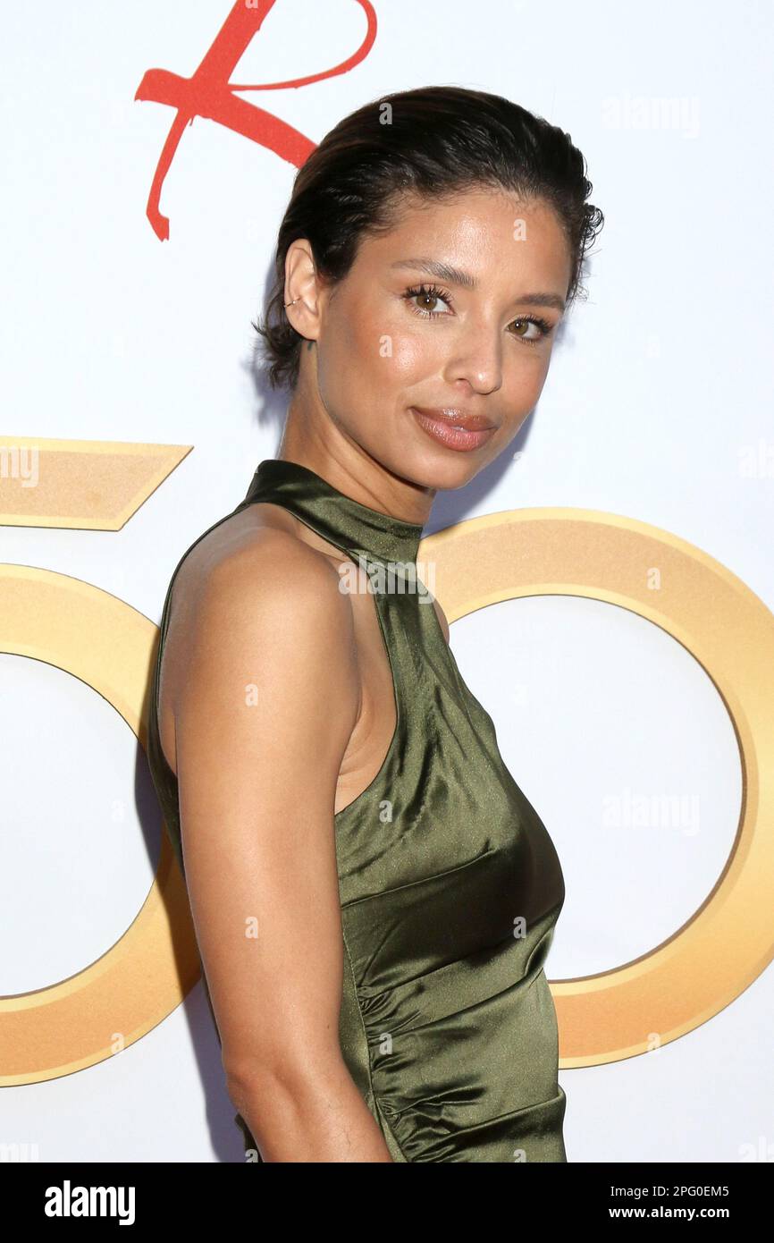 LOS ANGELES MAR 17 Brytni Sarpy at the 50th Anniversary of The Young