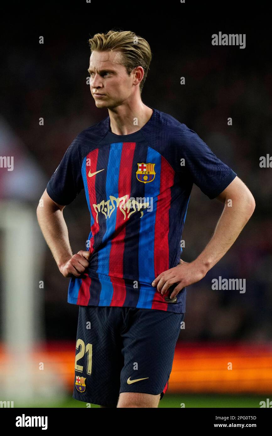 Barcelona Spain 19th Mar 2023 Frenkie De Jong FC Barcelona Is barcelona-spain-19th-mar-2023-frenkie-de-jong-fc-barcelona-is