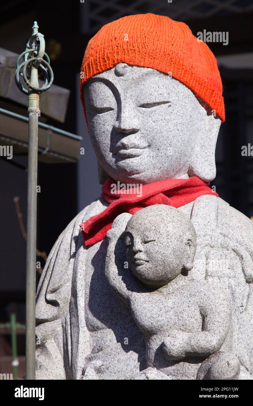 Japan, Tokyo, Jizo bodhisattva statue Stock Photo Alamy