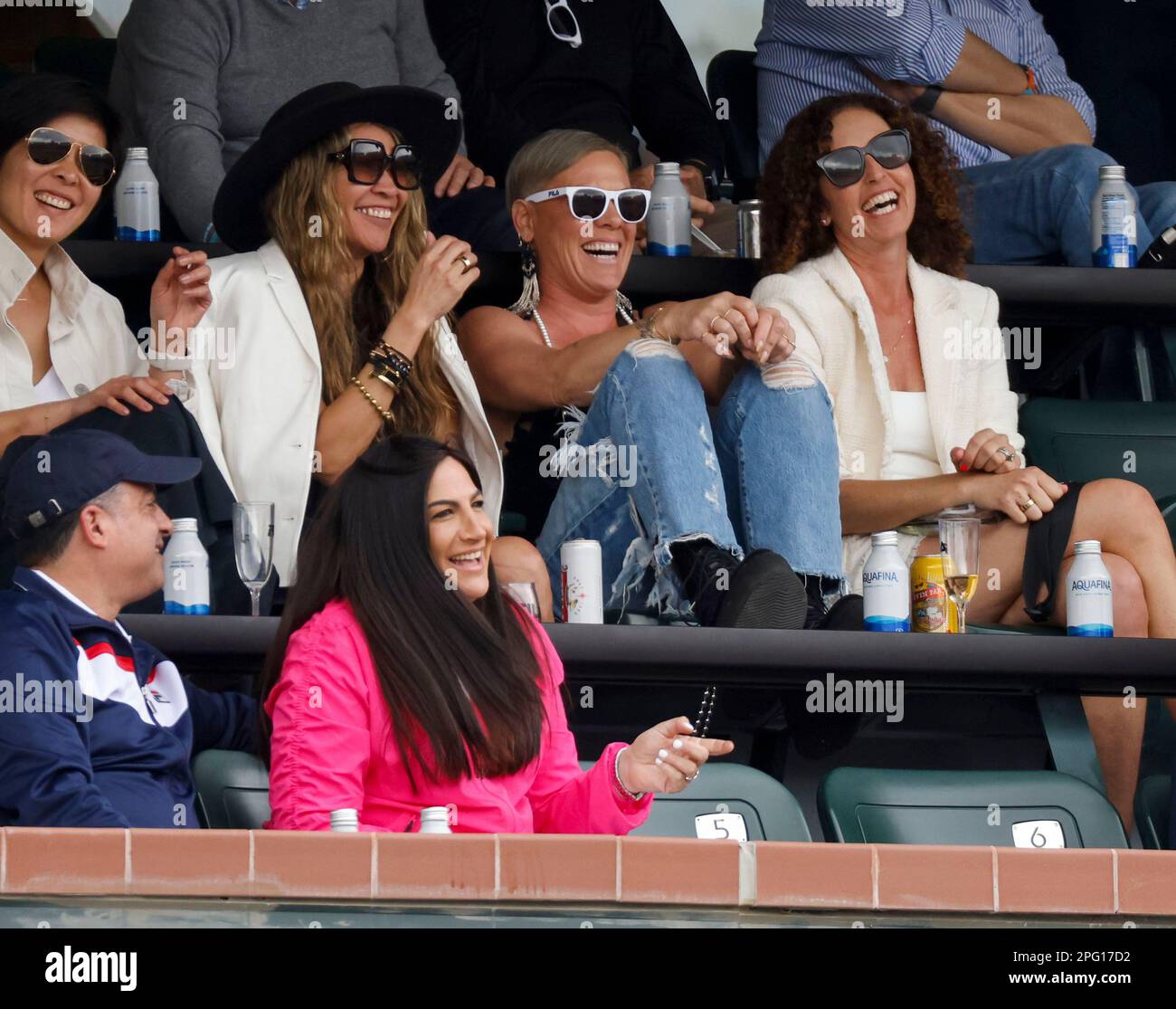 Indian Wells, California, USA. March 19, 2023 Musician 'Pink' in