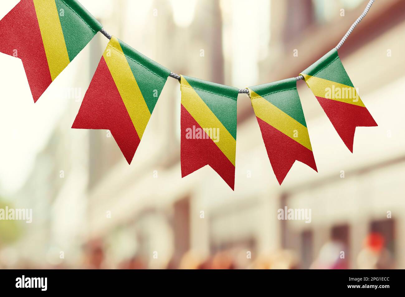 Congo national small flag hi-res stock photography and images - Alamy
