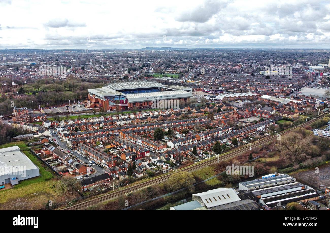 Birmingham, UK. 18th Mar, 2023. A general view of Villa Park at the Aston Villa v AFC Bournemouth EPL match, at Villa Park, Birmingham, UK on 18th March, 2023. Credit: Paul Marriott/Alamy Live News Stock Photo