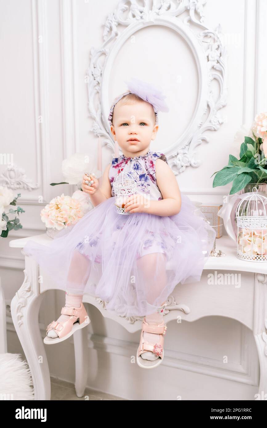 Gyratedream Infant Toddler Girls Birthday Gown Princess Dress Baby Flower  Embroidery Lace Bubble Dress - Walmart.com