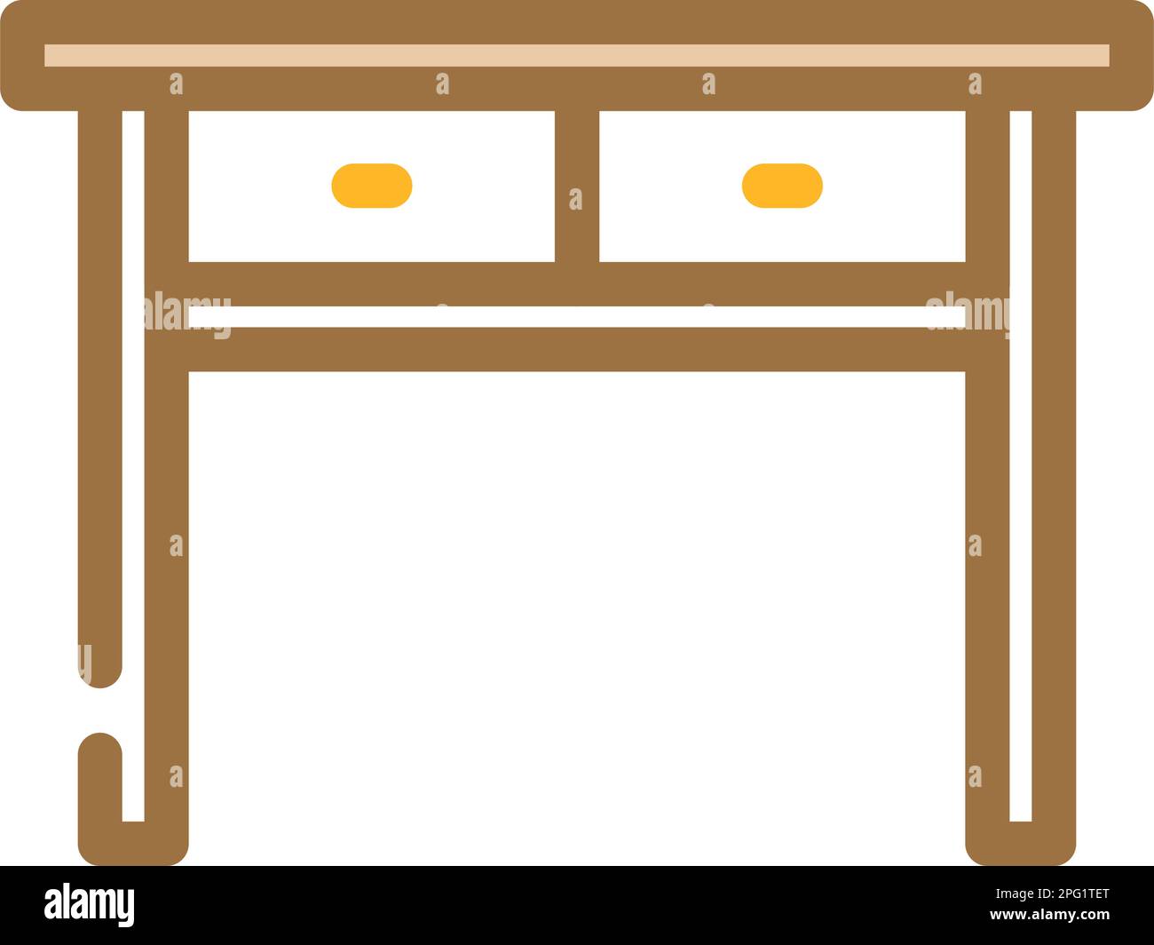 table living room color icon vector illustration Stock Vector Image ...