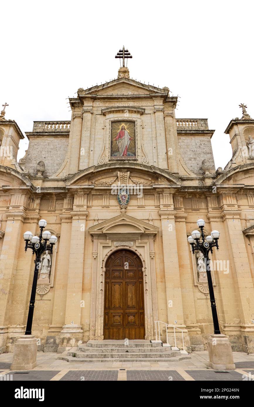 st pauls basilica in the centre of rabat built in 1683 malta Stock Photo