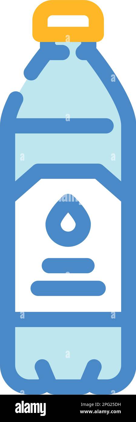 product water plastic bottle color icon vector illustration Stock ...