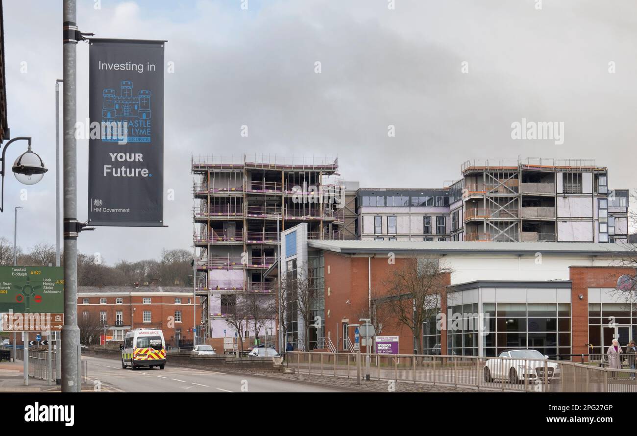 NewcastleunderLyme ,Staffordshireunited kingdom April, 21, 2022 A34