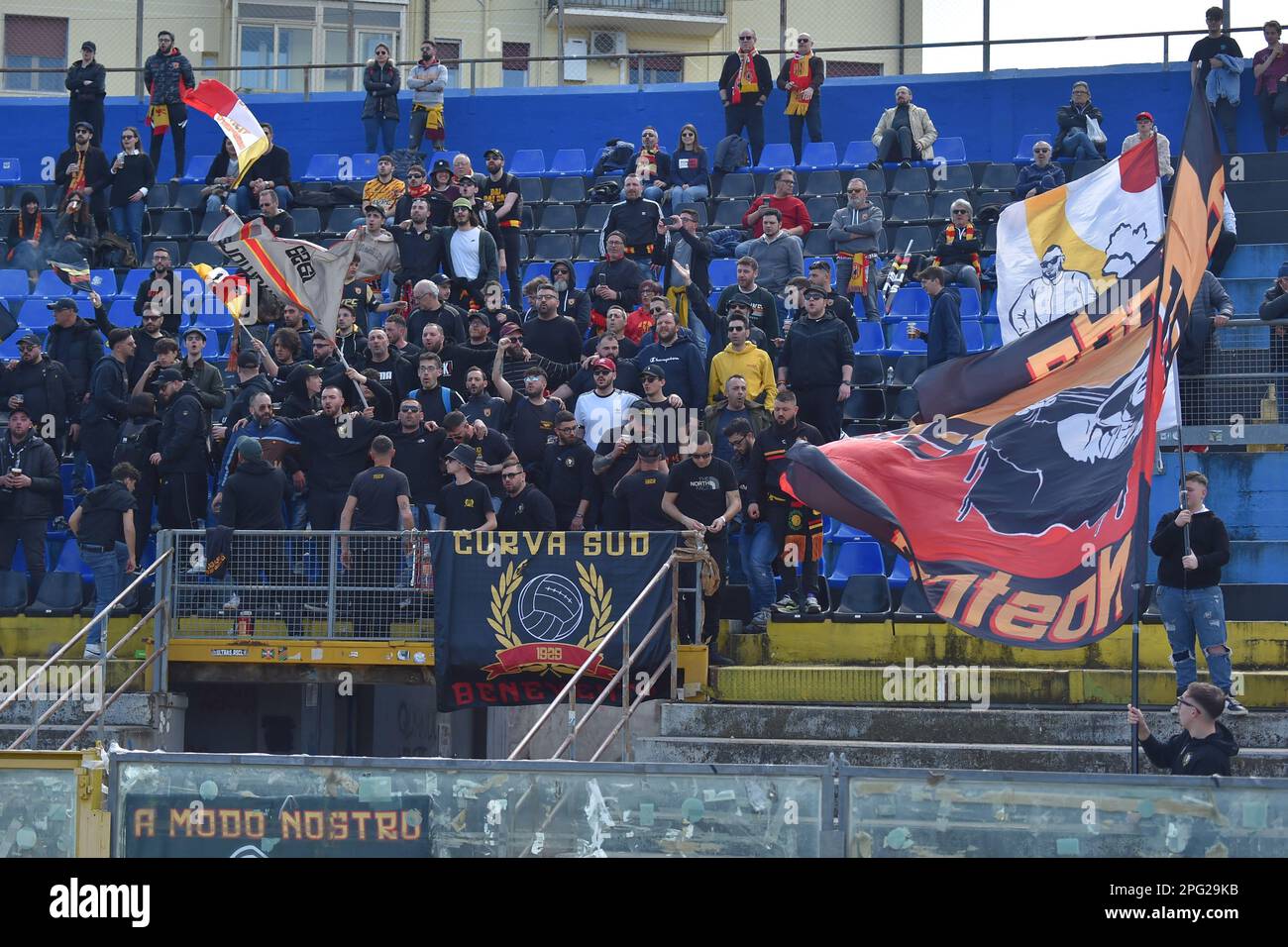 Ciro Vigorito stadium, Benevento, Italy, May 13, 2023, Benevento -  Modena
Serie B during Benevento Calcio vs Modena FC - Italian soccer  Serie B match Stock Photo - Alamy