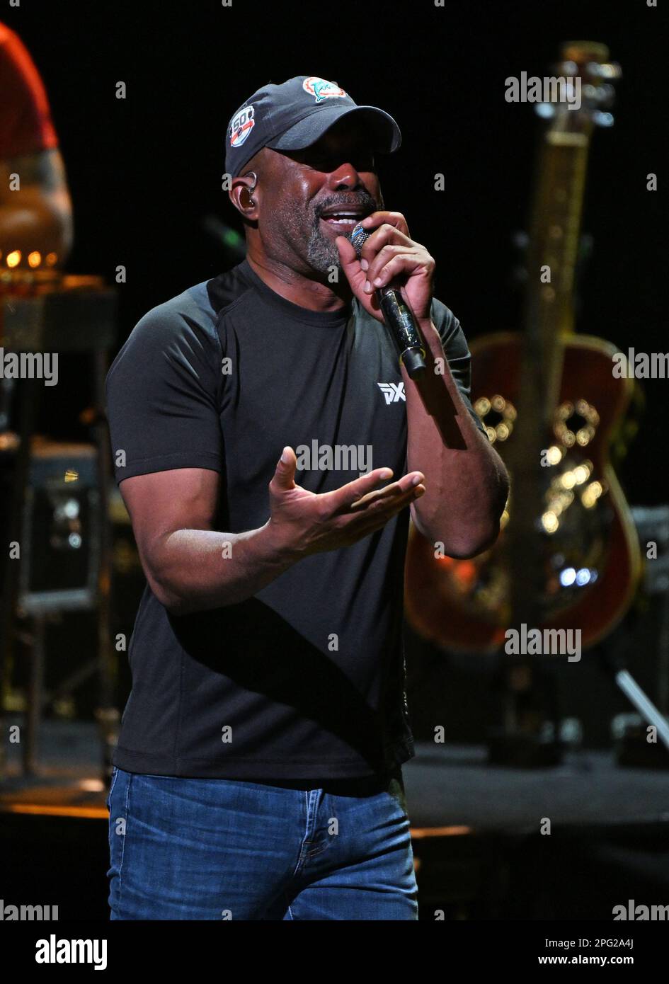 Hollywood FL, USA. 19th Mar, 2023. Darius Rucker performs during the