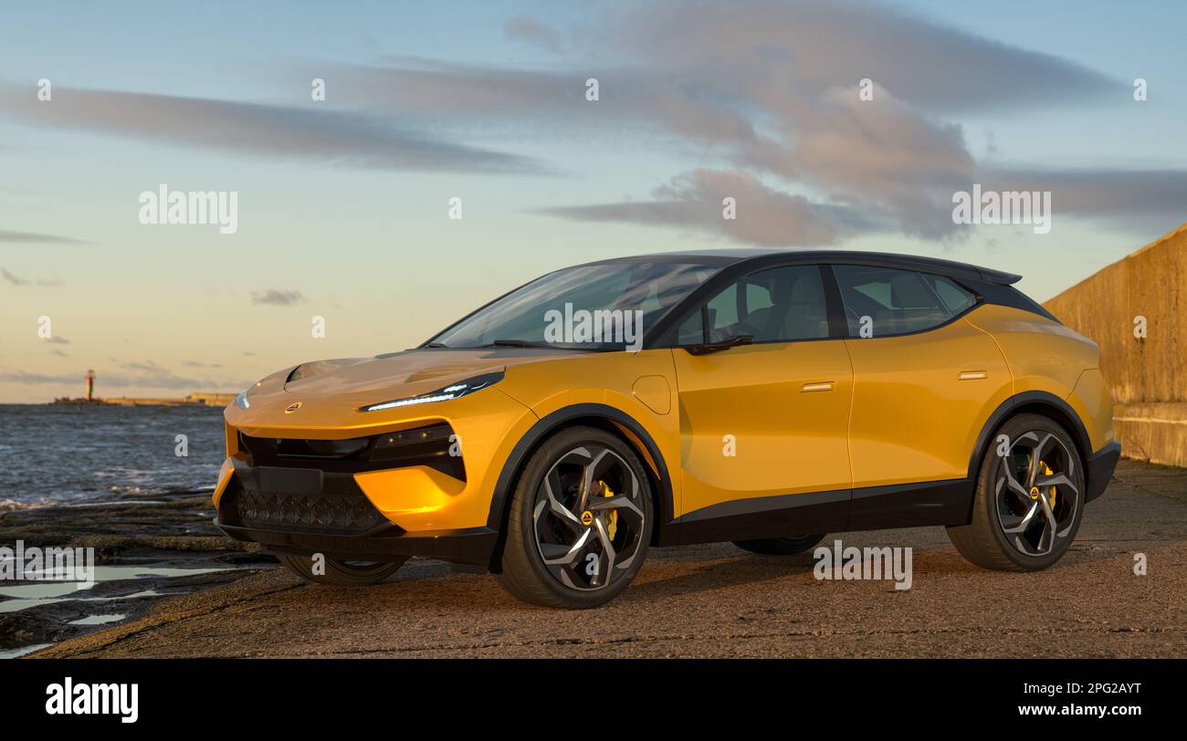 Eletre is an all-new, all-electric lifestyle model from Lotus Stock Photo