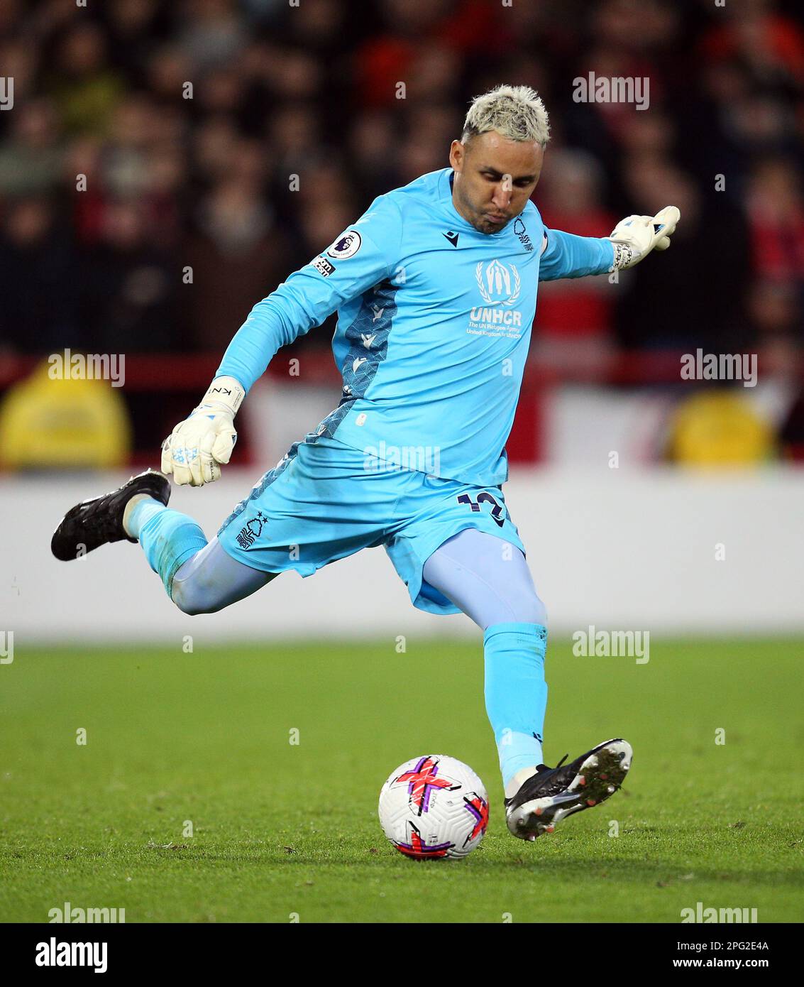 Nottingham Forest goalkeeper Keylor Navas during the Premier League ...