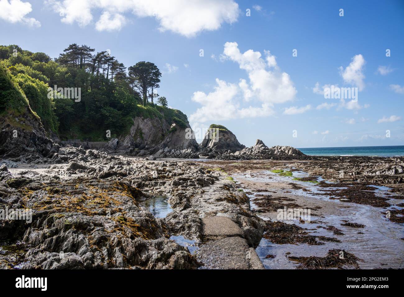 Lee Bay, North Devon, UK Stock Photo Alamy